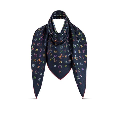 louis vuitton cashmere shawl red navy logo|louis vuitton shawl and stoles.